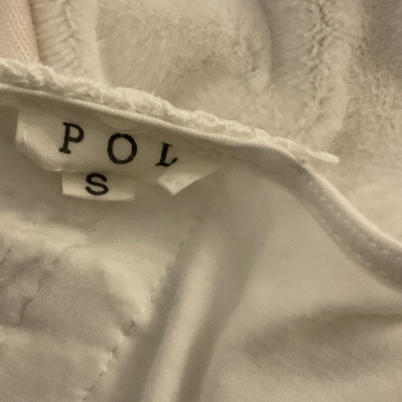 POL White Lace-Trimmed Kimono. Size Small. - Picture 5 of 6